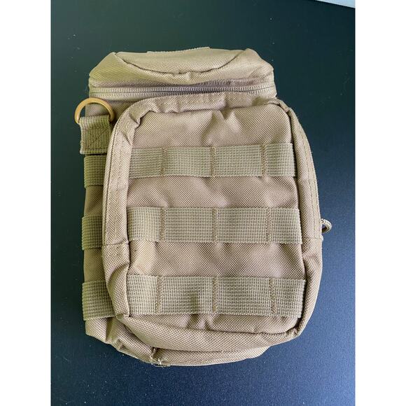 Insulated Tan Water Bottle Holder with MOLLE Attachment - Picture 2 of 4